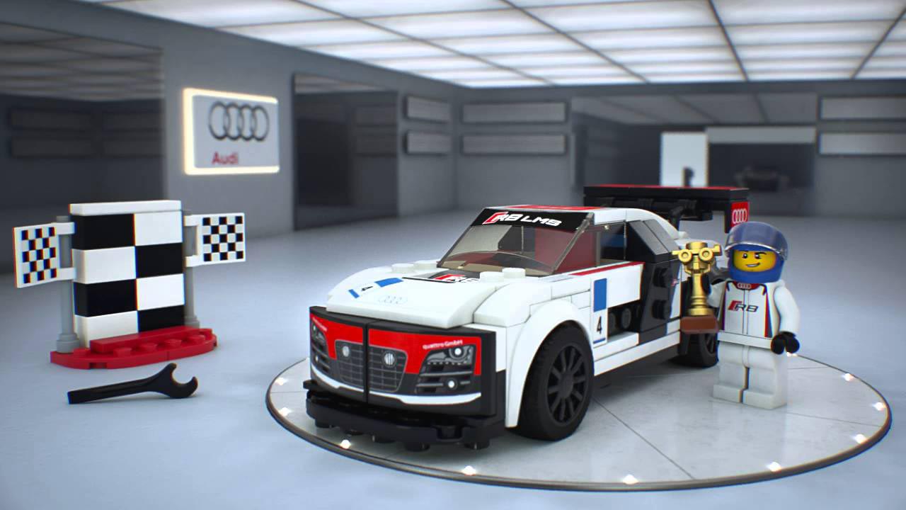 乐高奥迪r8 lms gt3赛车