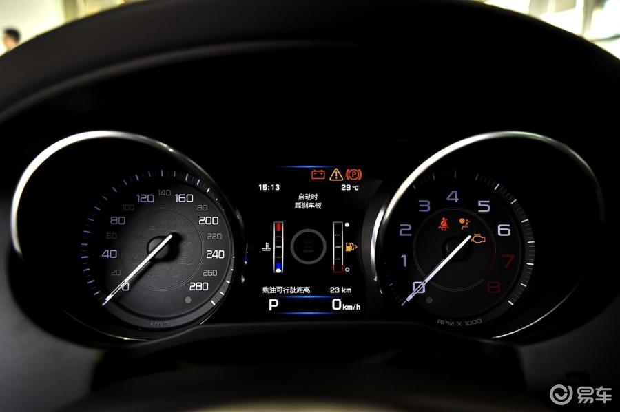 【捷豹xe2015款2.0t r-sport 200ps仪表盘汽车图片-】