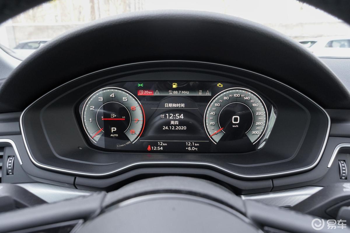 【奥迪a52021款coupe 40 tfsi 时尚动感型仪表盘汽车