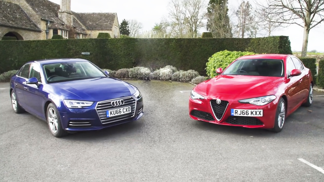 实力之战 奥迪a4/阿尔法罗密欧giulia