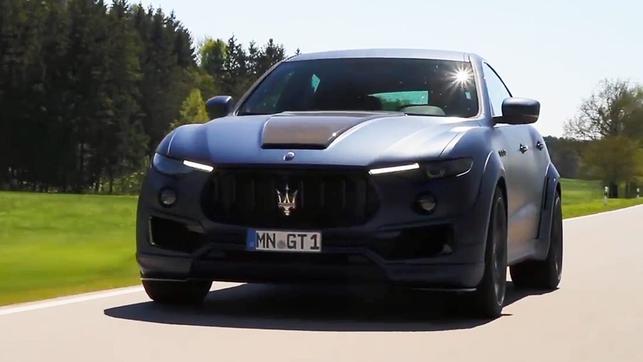 爆改玛莎拉蒂levante前脸凶猛暴躁咆哮