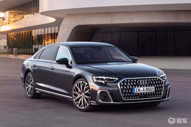 奥迪a8l前脸_黑色_升级