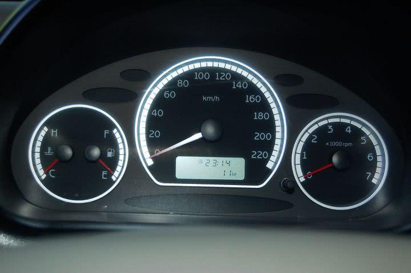 奇瑞qq30.8l舒适型仪表盘