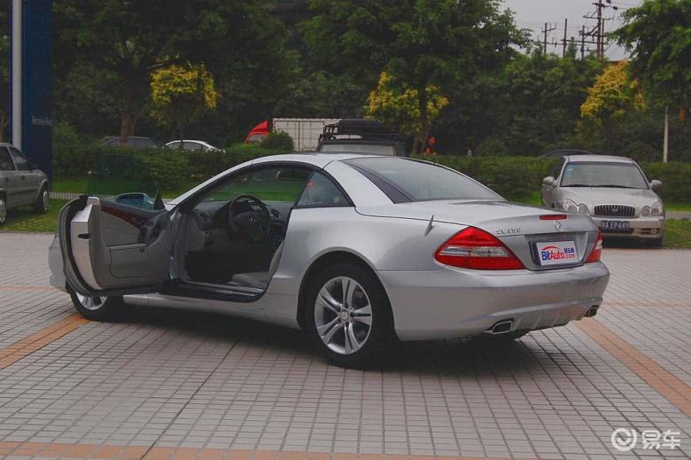 【奔驰sl级2002款sl 350敞篷跑车外观汽车图片-汽车壁纸下载】-易车网