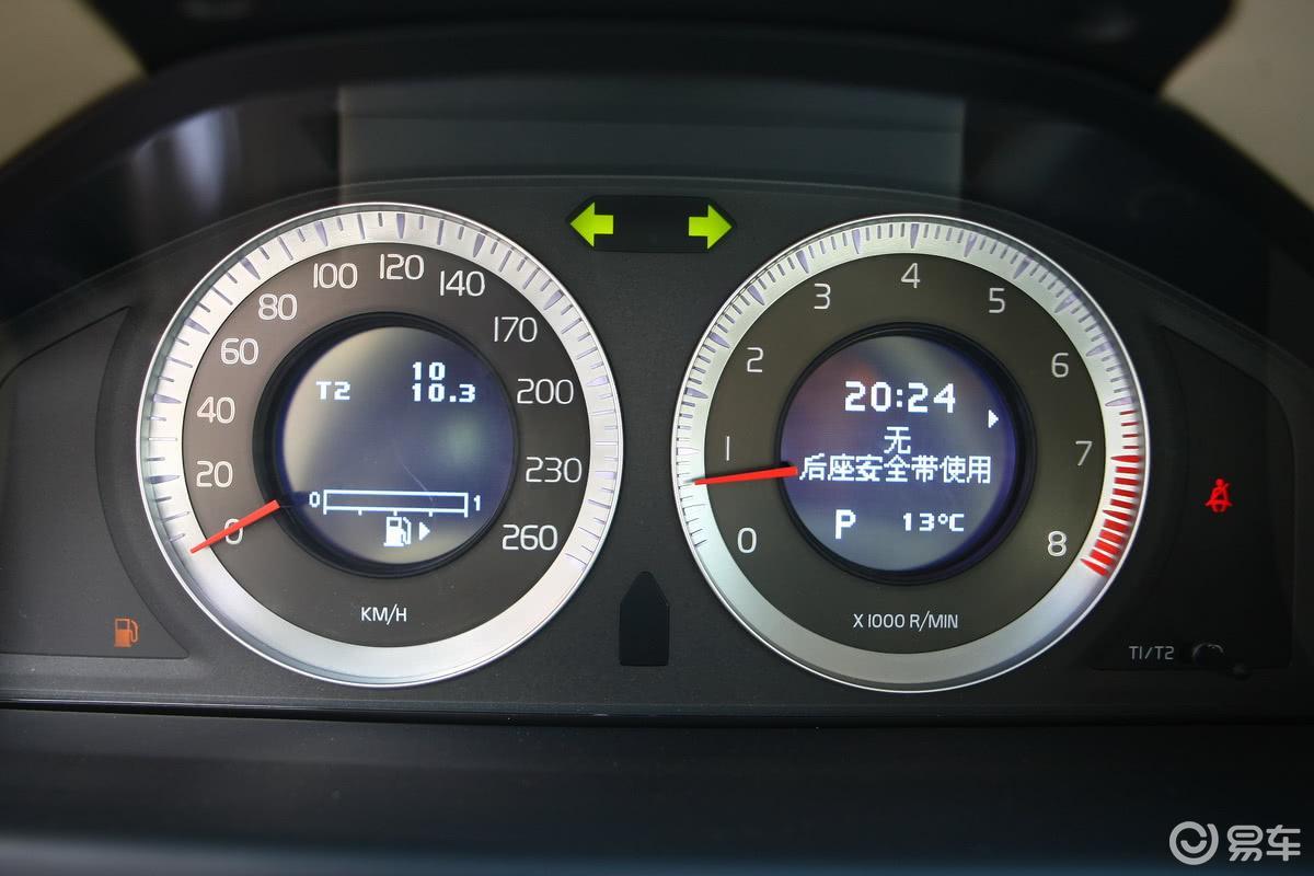 【沃尔沃s80l2010款2.5t 智雅版仪表盘汽车图片-汽车图片大全】-易车