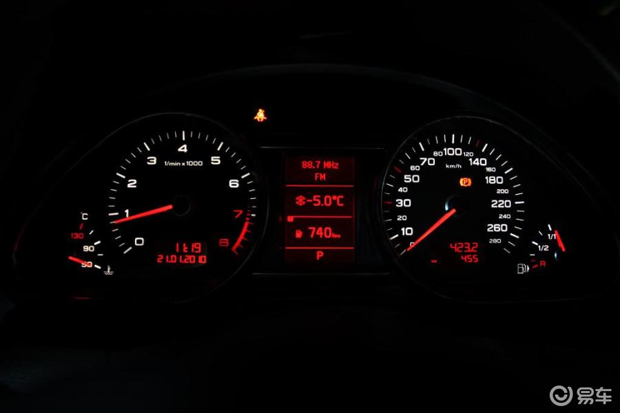 奥迪q7(进口) 仪表盘背光显示图