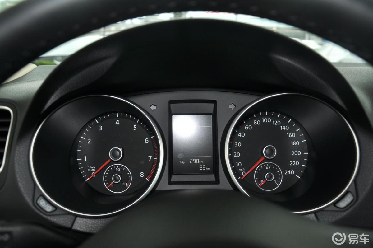 【高尔夫2012款1.6l 手动 舒适型仪表盘汽车图片-汽车图片大全】-易车
