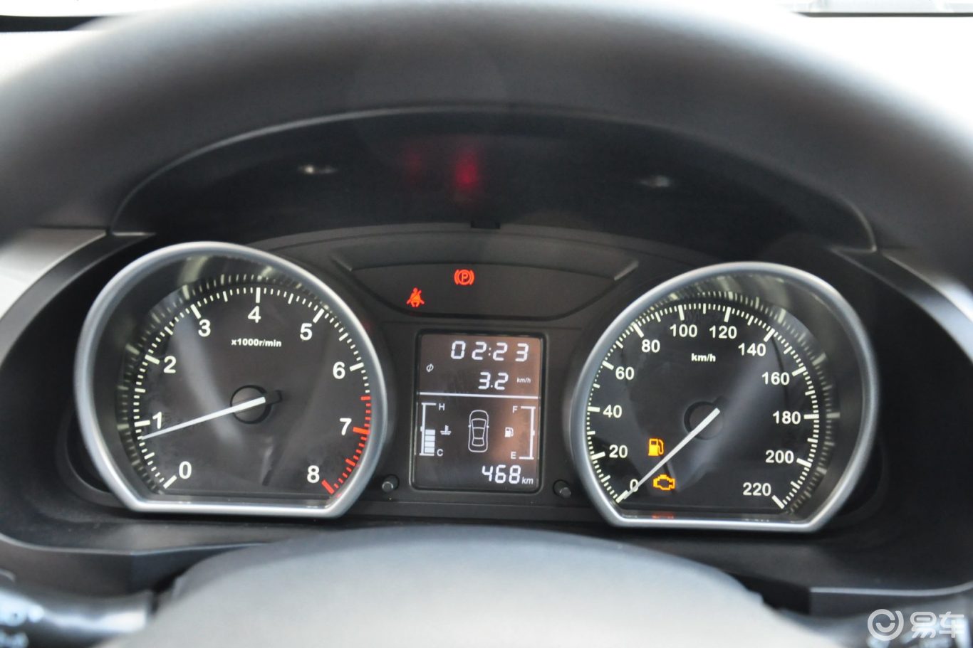 仪表盘背光显示