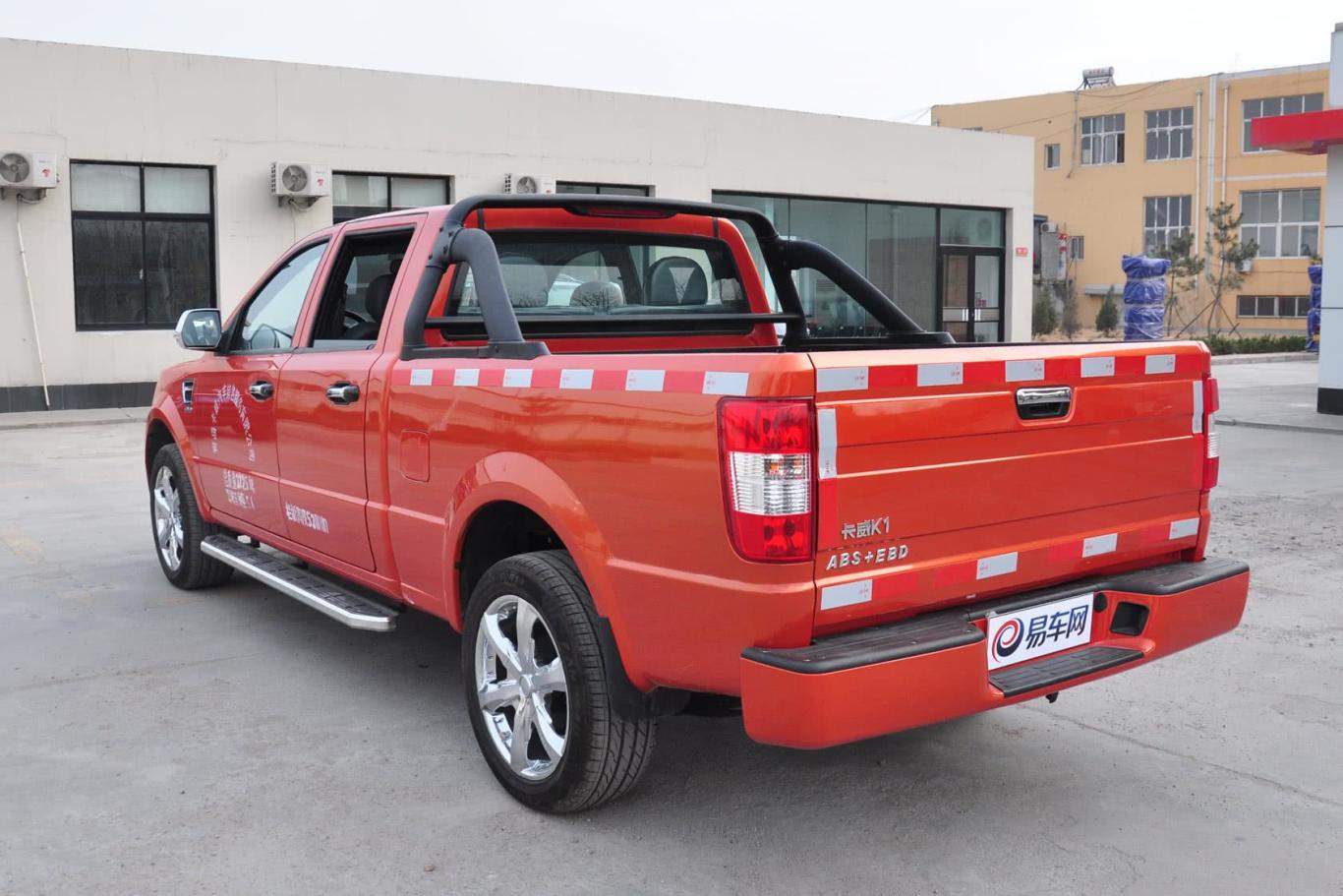 卡威k13.2t 手动 两驱 精英型 柴油侧后45度车头向左水平