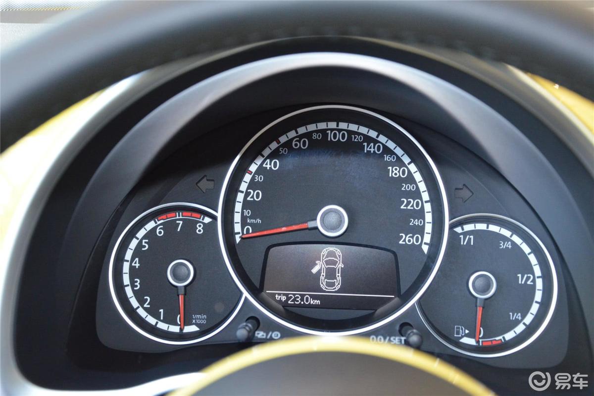 【甲壳虫2014款1.4 tsi 时尚型仪表盘汽车图片-汽车图片大全】-易车
