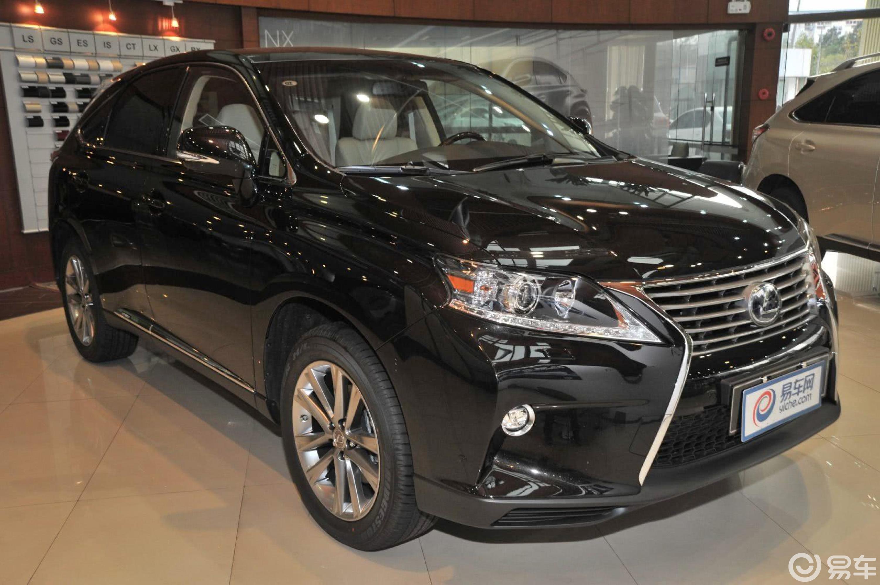 【雷克萨斯rx2013款450h 尊贵版侧前45度车头向右水平汽车图片-汽车