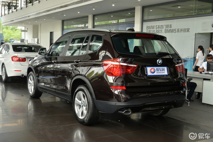 【宝马x32014款xdrive20i 领先型后45度(车头向左)汽车图片-汽车图片