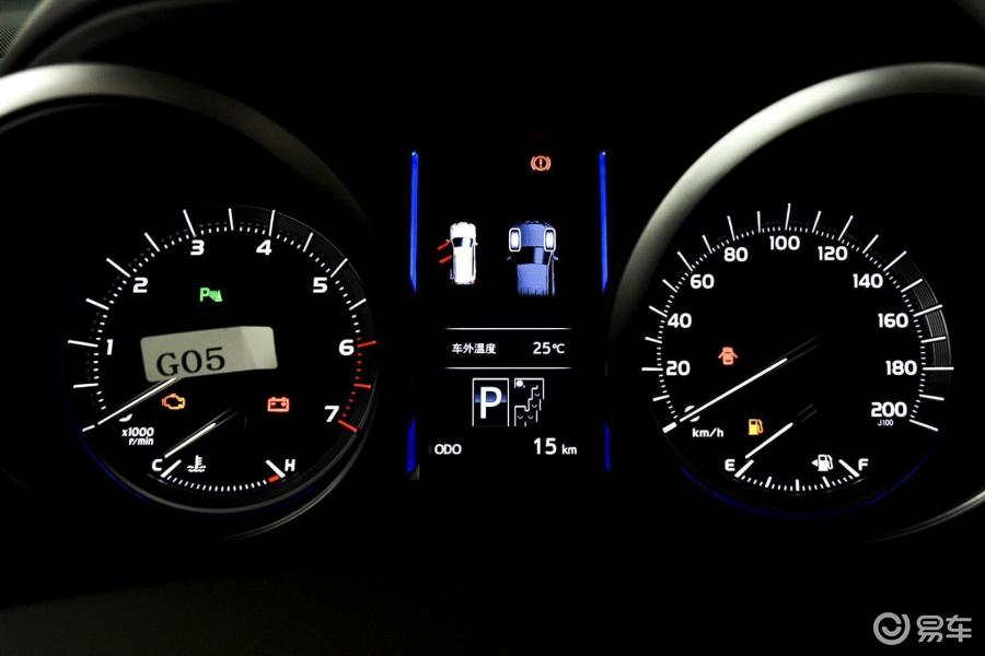 0l v6 tx-l navi仪表盘背光显示汽车图片-汽车图片大全】-易车