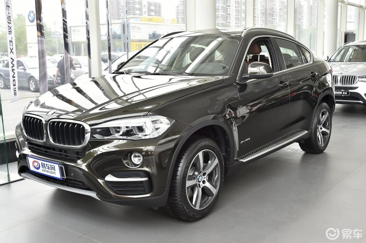 【宝马x62015款xdrive35i 豪华型侧前45度车头向左水平汽车图片-汽车