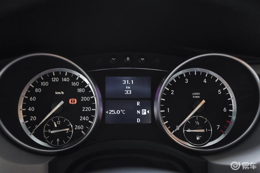 【奔驰r级2015款r 400 4matic 豪华型仪表盘背光显示汽车图片-汽车