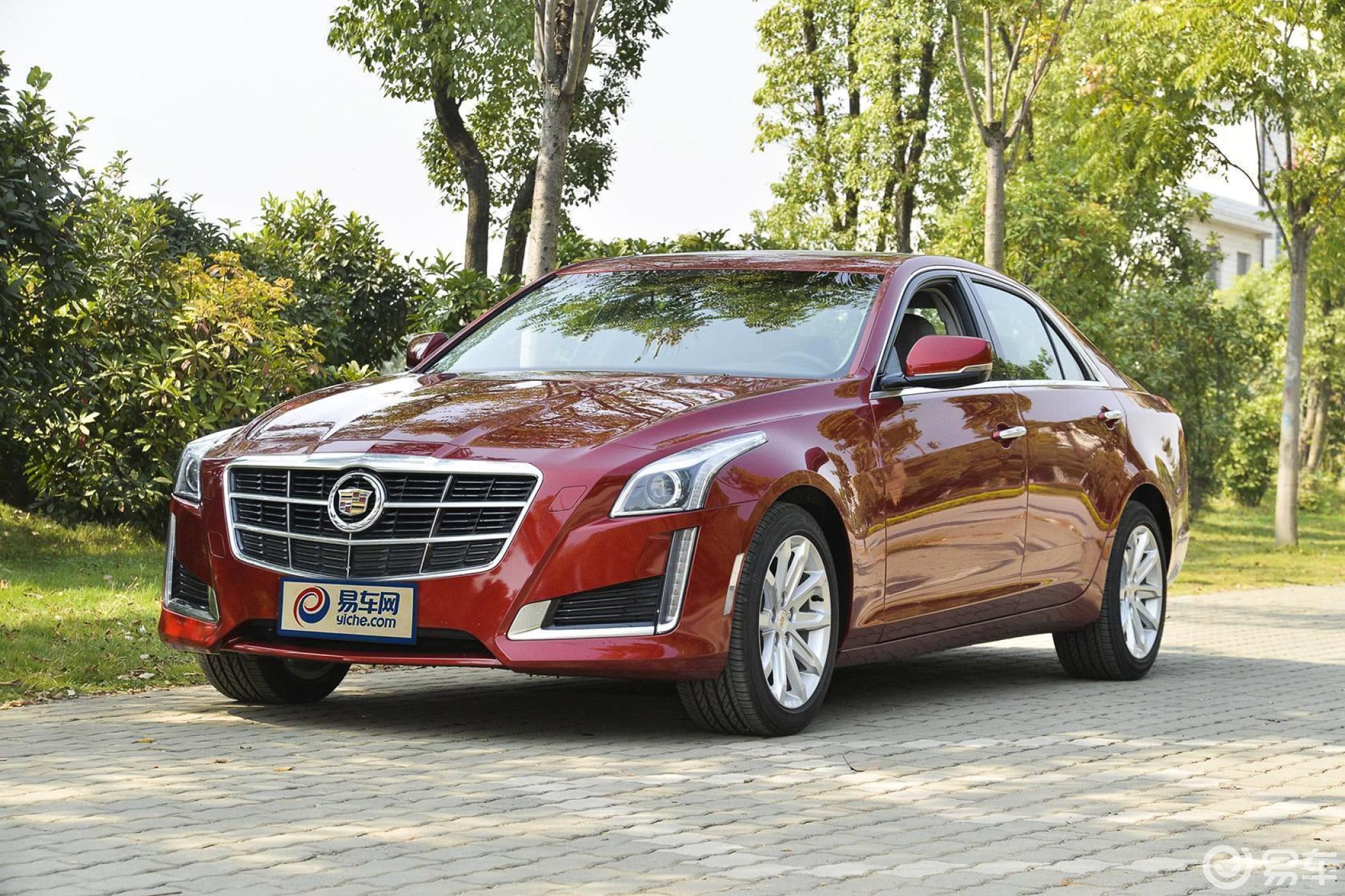 【凯迪拉克cts2014款28t 精英型侧前45度车头向左水平汽车图片-汽车