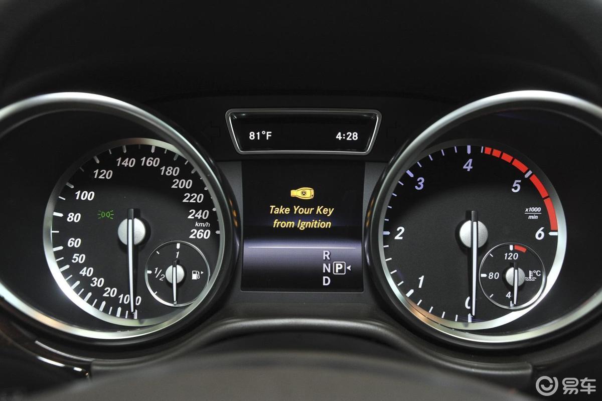 【奔驰gl级2015款gl350 美规版仪表盘背光显示汽车图片-汽车图片大全