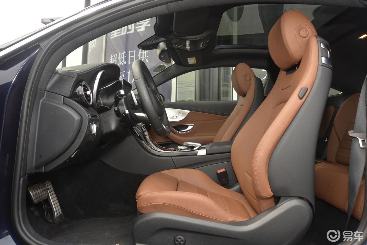 【奔驰c级(进口)2016款c200 轿跑车前排空间汽车图片-汽车图片大全】