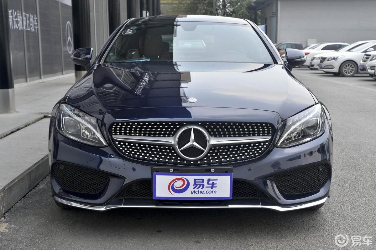 【奔驰c级(进口)2016款c200 轿跑车正前水平汽车图片-汽车图片大全】