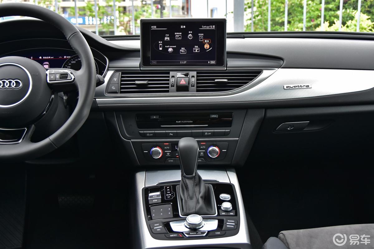 【奥迪a62017款avant 40 tfsi 运动版中控台整体汽车图片-汽车图片
