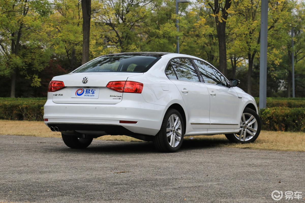 【速腾2017款280tsi 双离合 豪华版 200万纪念版侧后45度车头向右水平