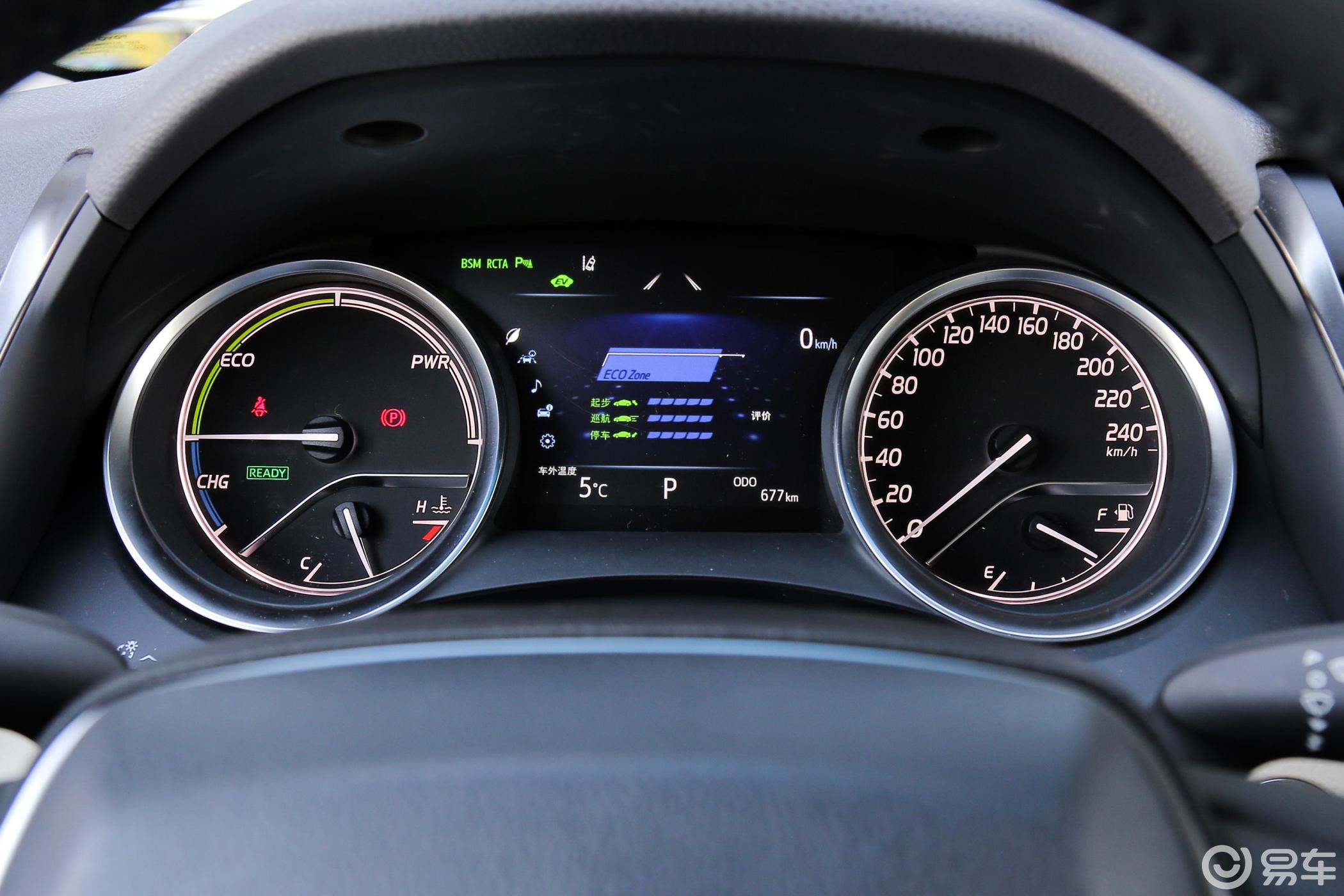 【凯美瑞2018款2.5hq 旗舰版仪表盘汽车图片-汽车图片大全】-易车