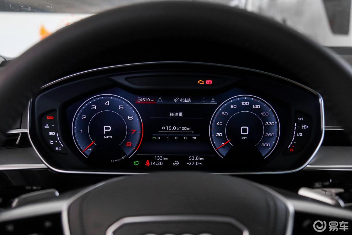 【奥迪a8l2018款55 tfsi quattro 豪华版仪表盘汽车图片-汽车图片大全