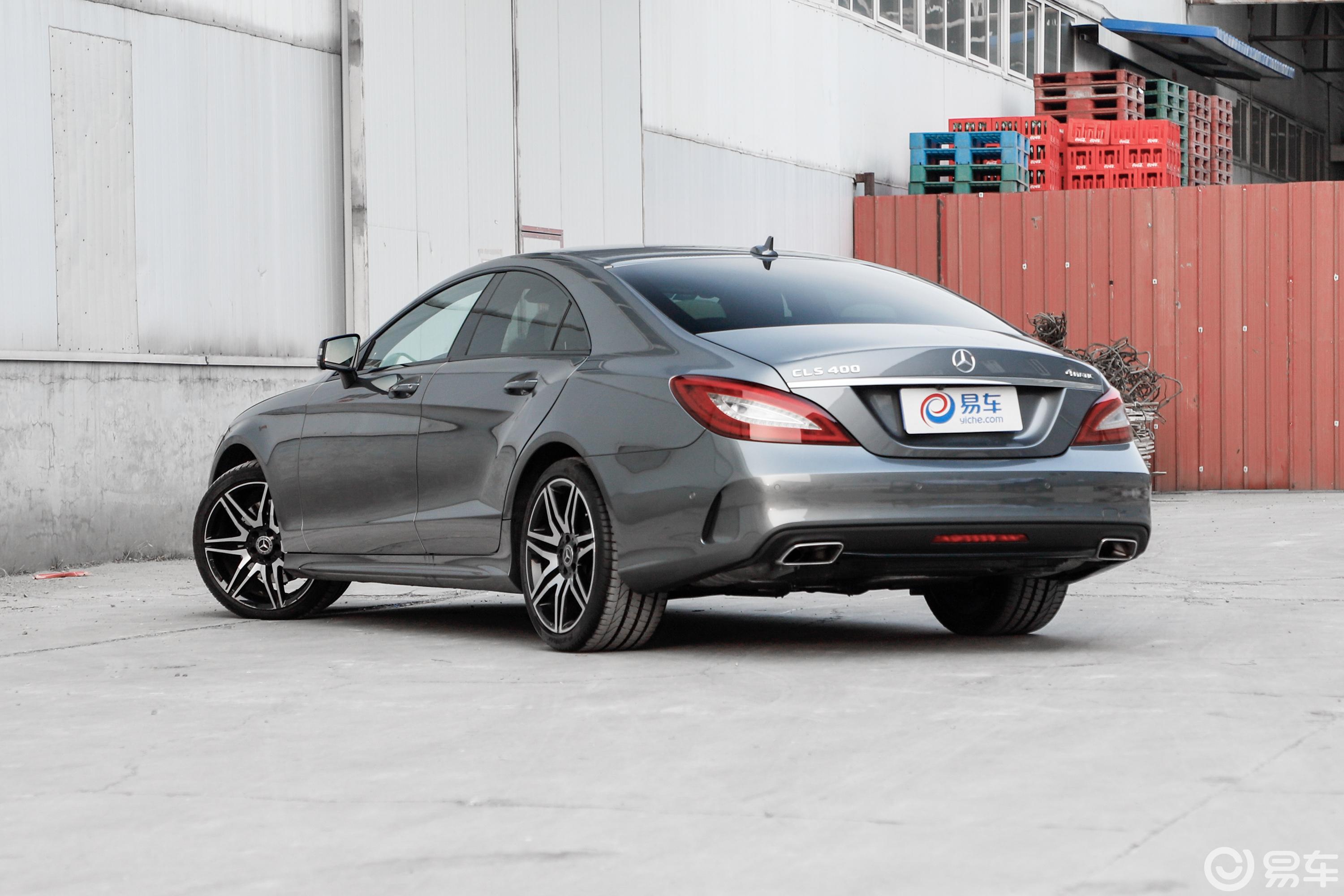 【奔驰CLS级CLS 400 4MATIC 逸彩版侧后45度车头向左水平图片-汽车图片大全】-易车