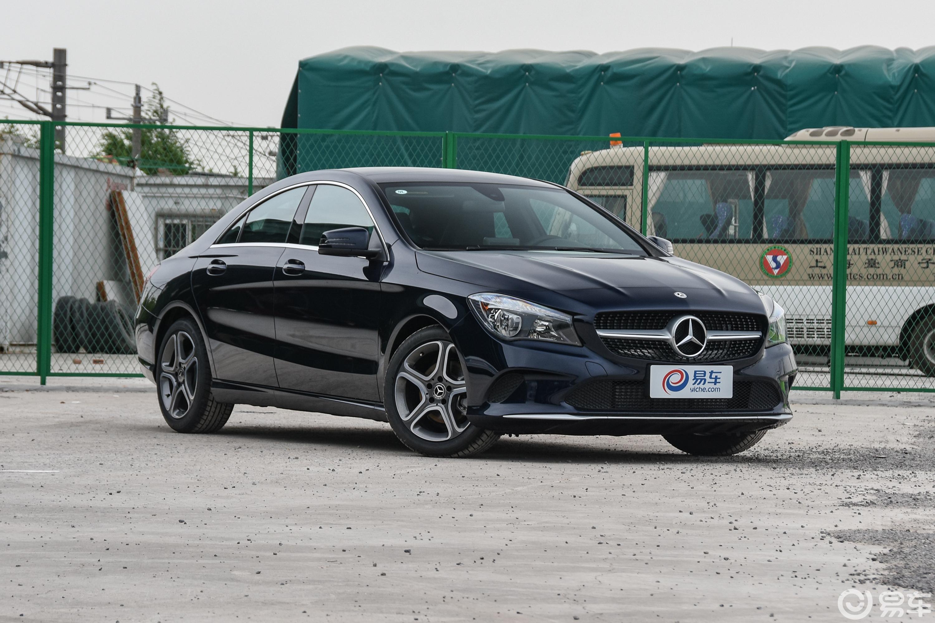 【奔驰cla级2018款cla 180侧前45度车头向右水平汽车图片-汽车图片