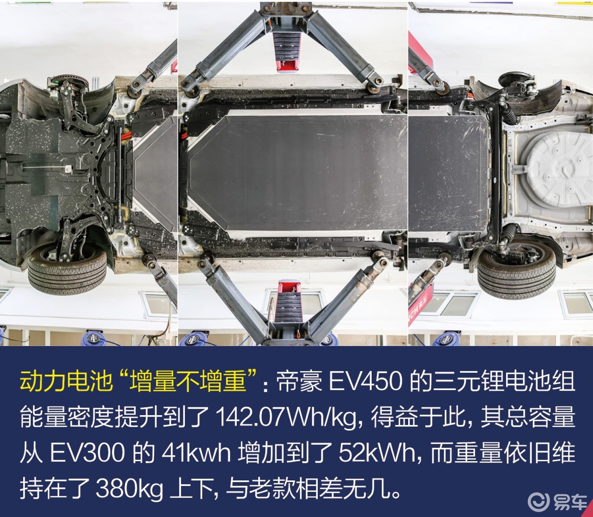 测试吉利帝豪EV450 “三电”全面升级/续航真能到400km