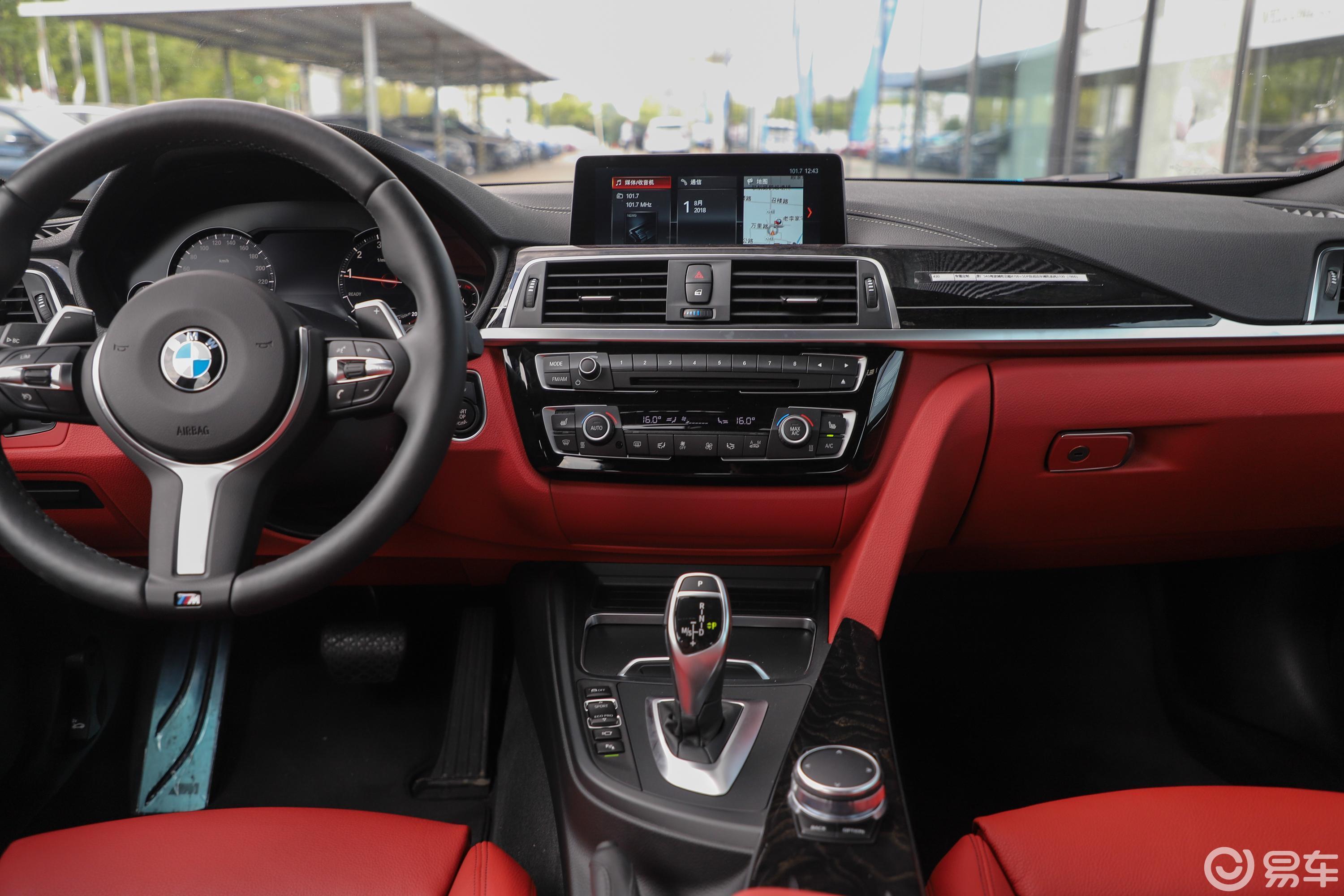 【宝马4系2017款四门轿跑 430i m运动套装中控台整体汽车图片-汽车