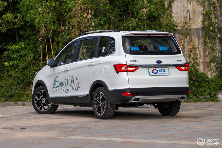 【开瑞k60ev2018款旗舰版侧后45度车头向左水平汽车图片-汽车图片大全