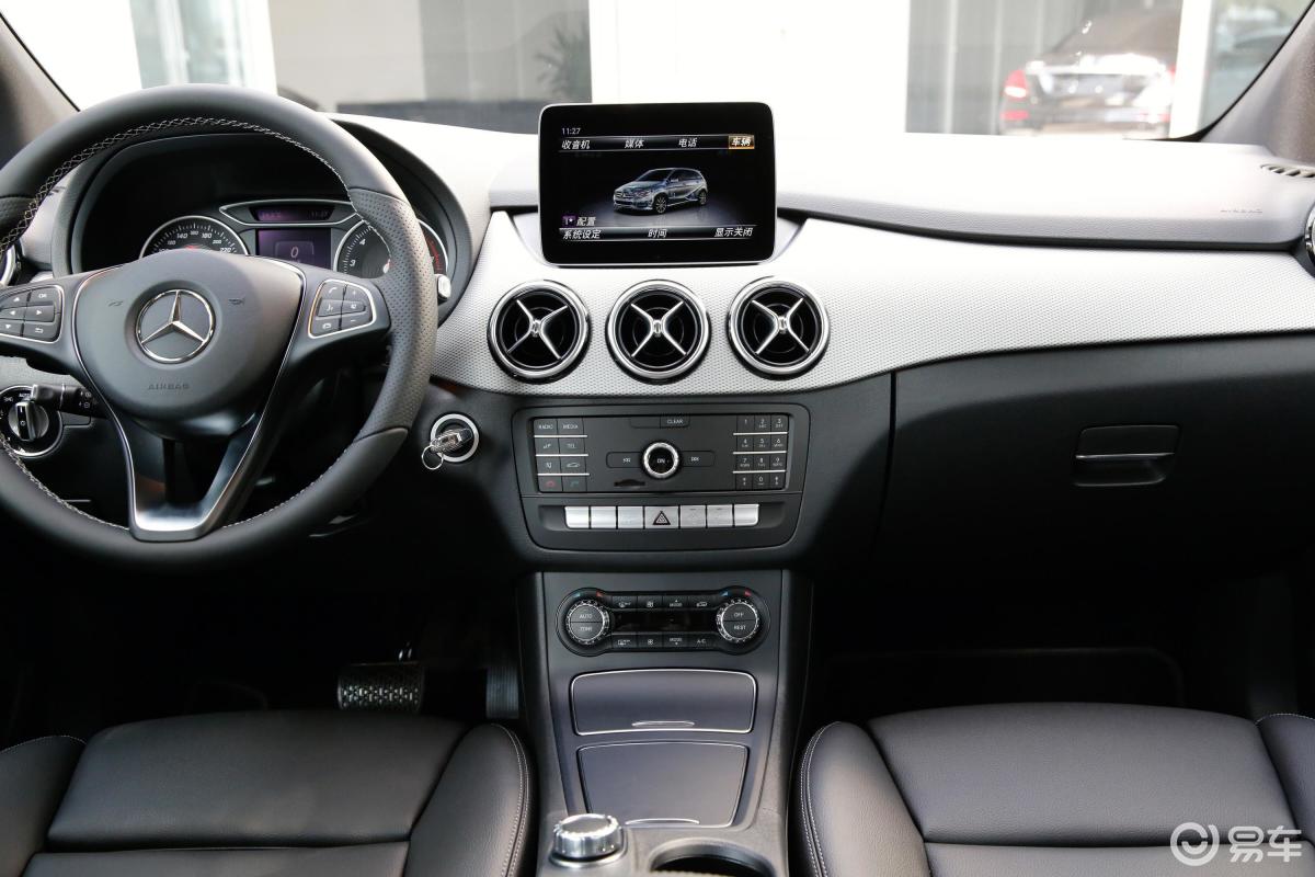 【奔驰b级2019款b 200 时尚版中控台整体汽车图片-汽车图片大全】