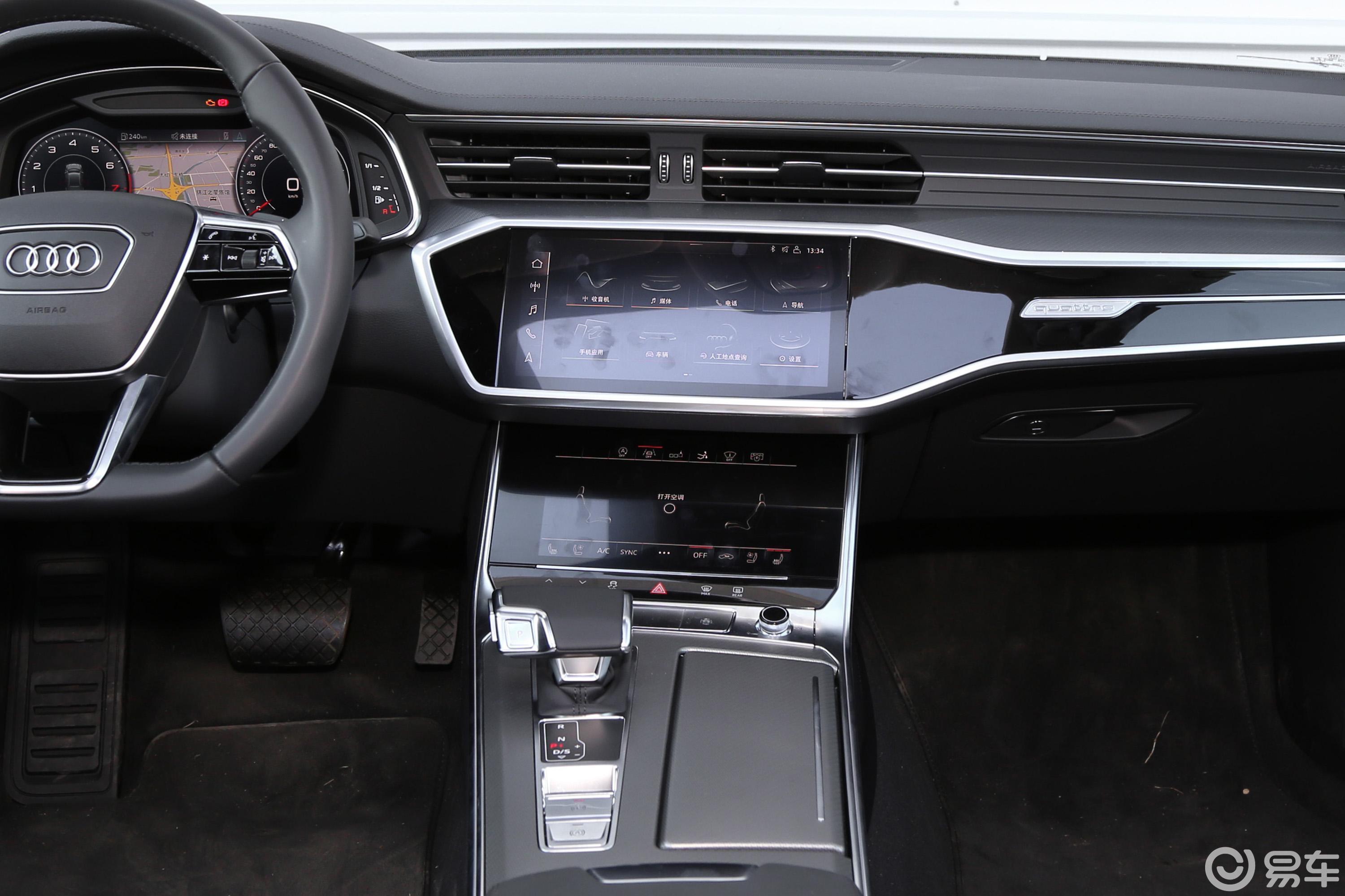 【奥迪a72019款55 tfsi quattro 动感版中控台整体汽车图片-汽车图片