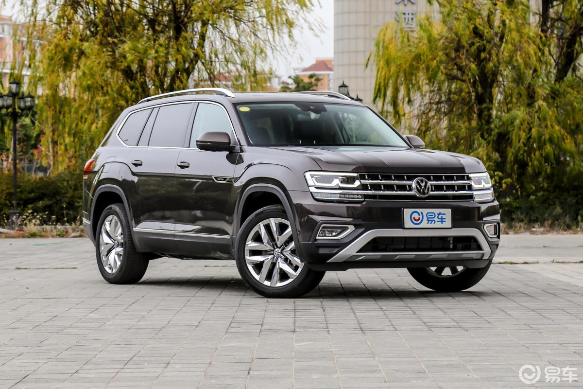 【途昂2019款380tsi 四驱 豪华版侧前45度车头向右水平汽车图片-汽车
