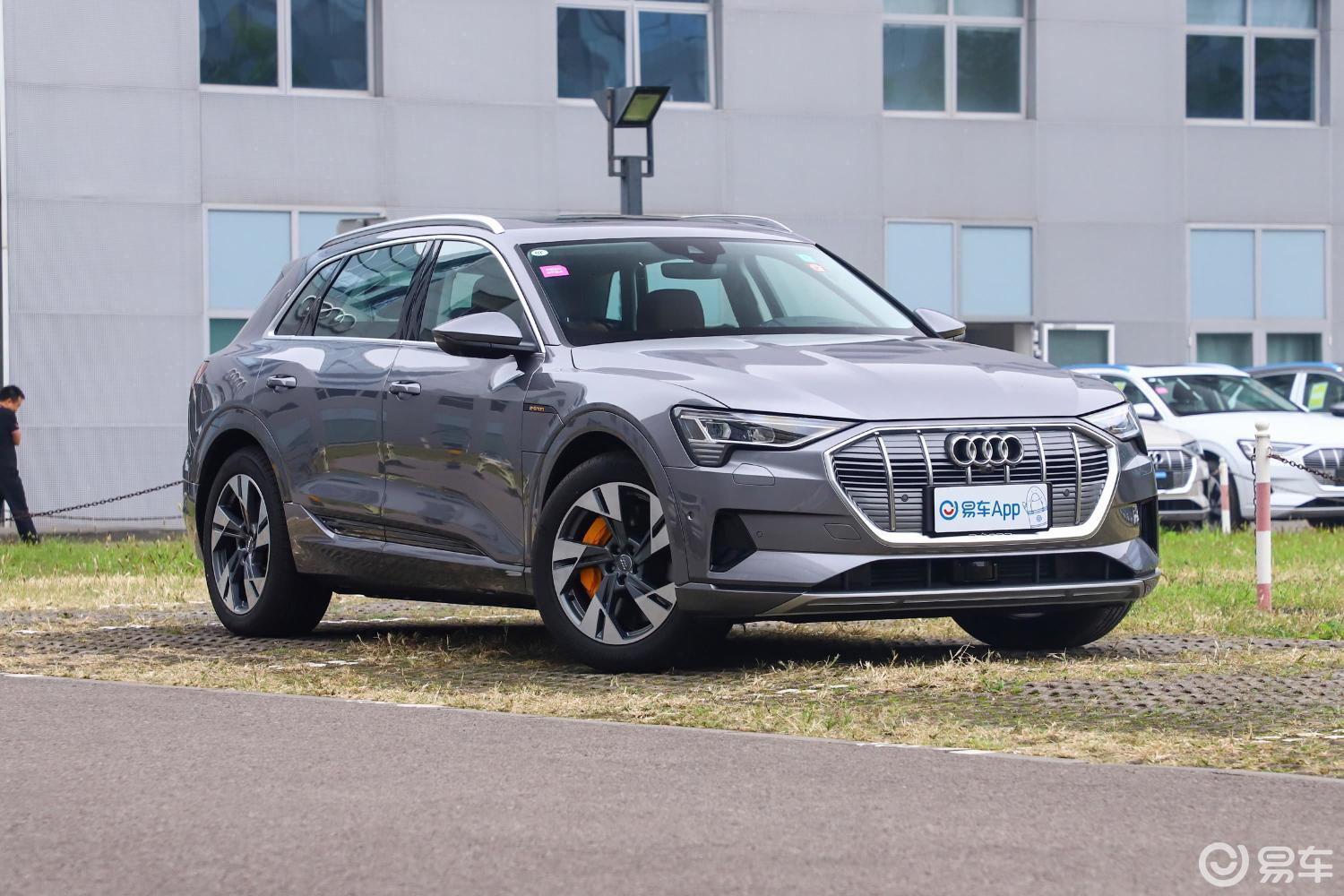 【奥迪e-tron(进口)2020款55 quattro 技术版侧前45度车头向右水平