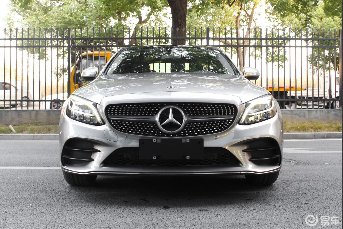 【奔驰c级2020款c 260 l 运动版正前水平汽车图片-汽车图片大全】