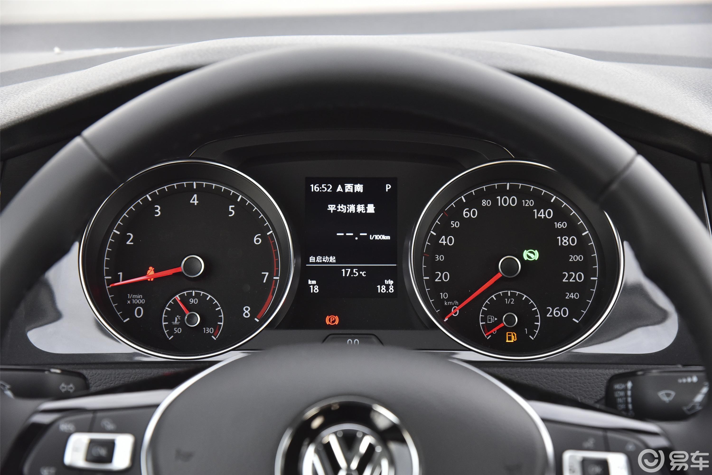 【高尔夫2020款280tsi 双离合 舒适型仪表盘汽车图片-汽车图片大全】-