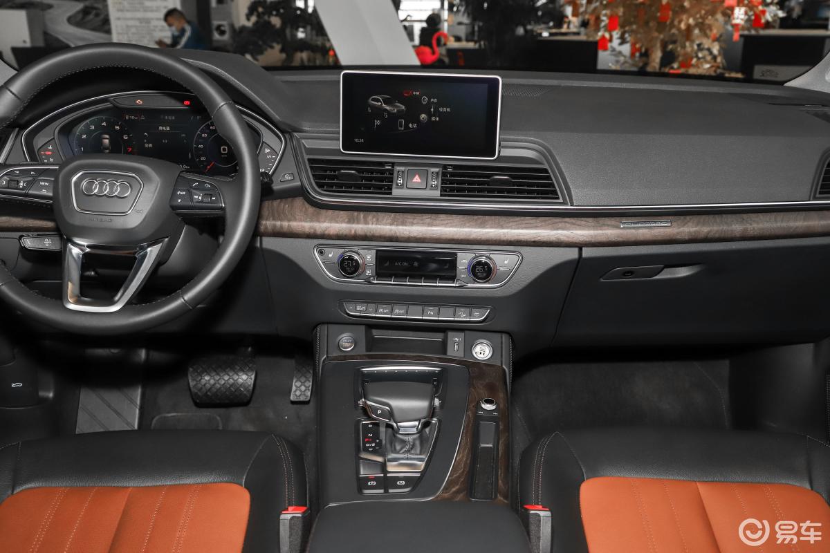 【奥迪q5l2020款45 tfsi 尊享风雅型中控台整体汽车图片-汽车图片大全
