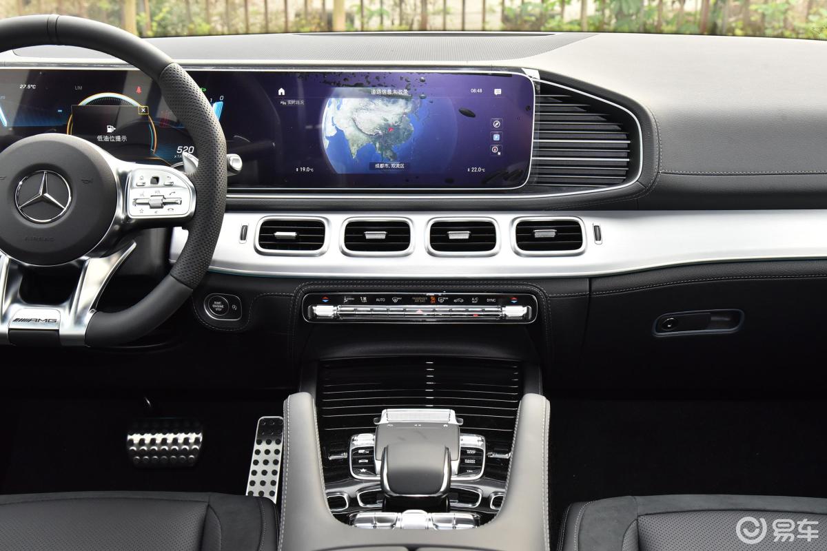 【奔驰gle amg2020款amg gle 53 4matic 中控台整体汽车图片-汽车图片
