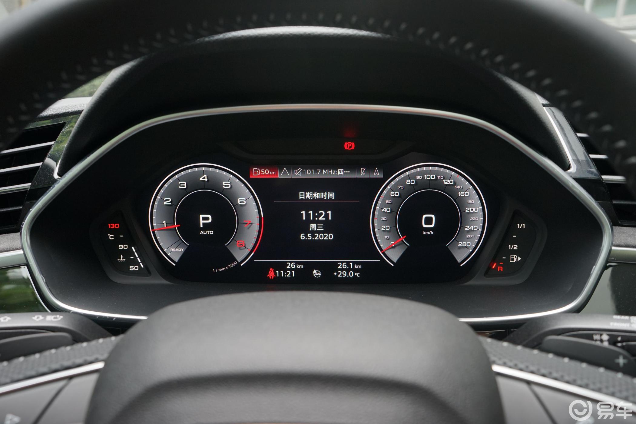 【奥迪q32020款sportback 45tfsi quattro仪表盘汽车图片-汽车图片