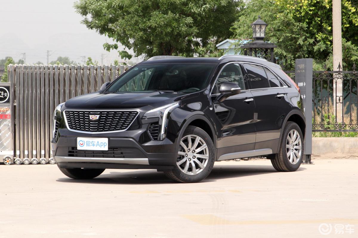 【凯迪拉克xt42020款改款 28t 两驱 豪华型侧前45度车头向左水平汽车