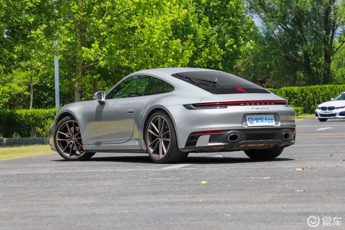 【保时捷9112019款carrera s侧后45度车头向左水平汽车图片-汽车图片