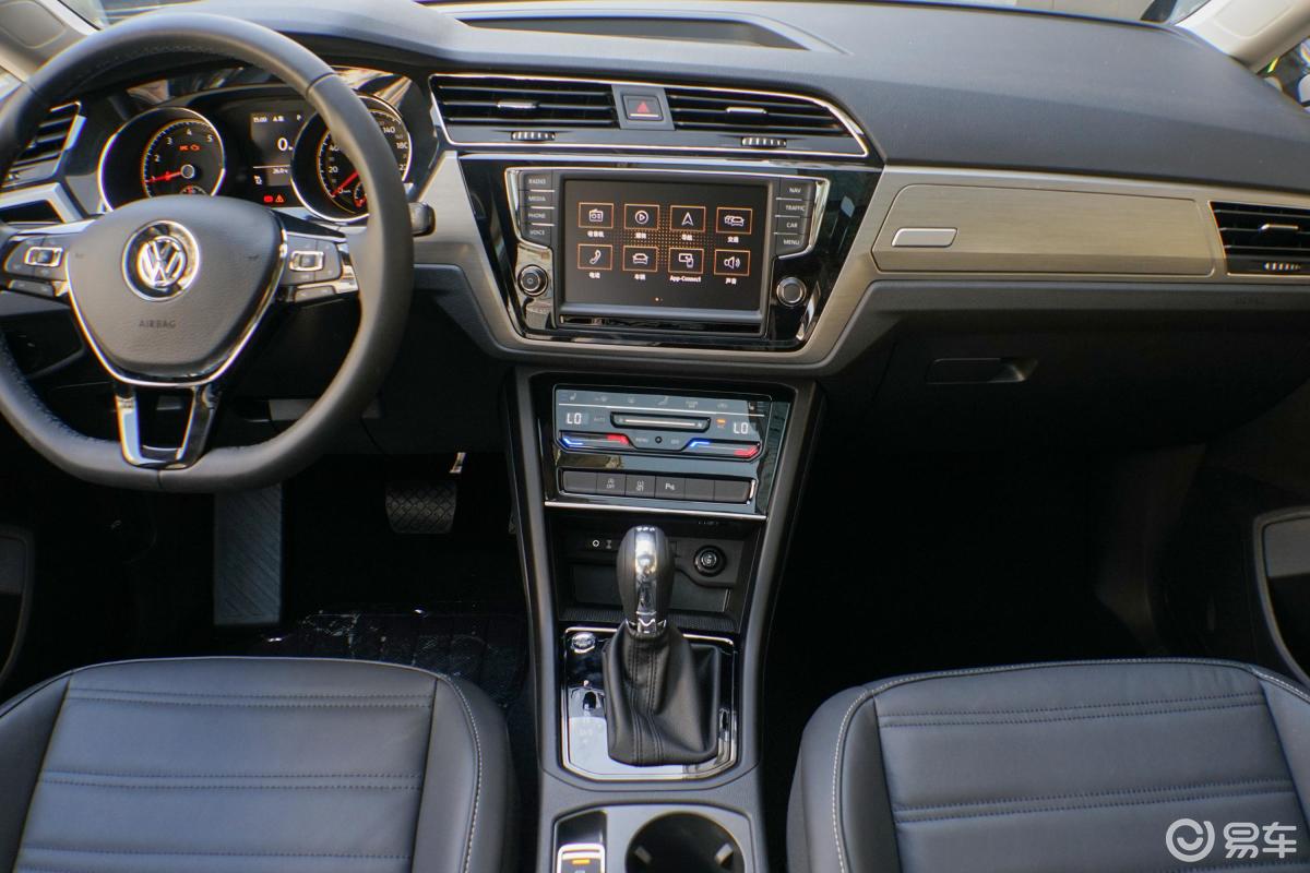 【途安l2021款280tsi 双离合 拓界豪华版 7座中控台整体汽车图片-汽车