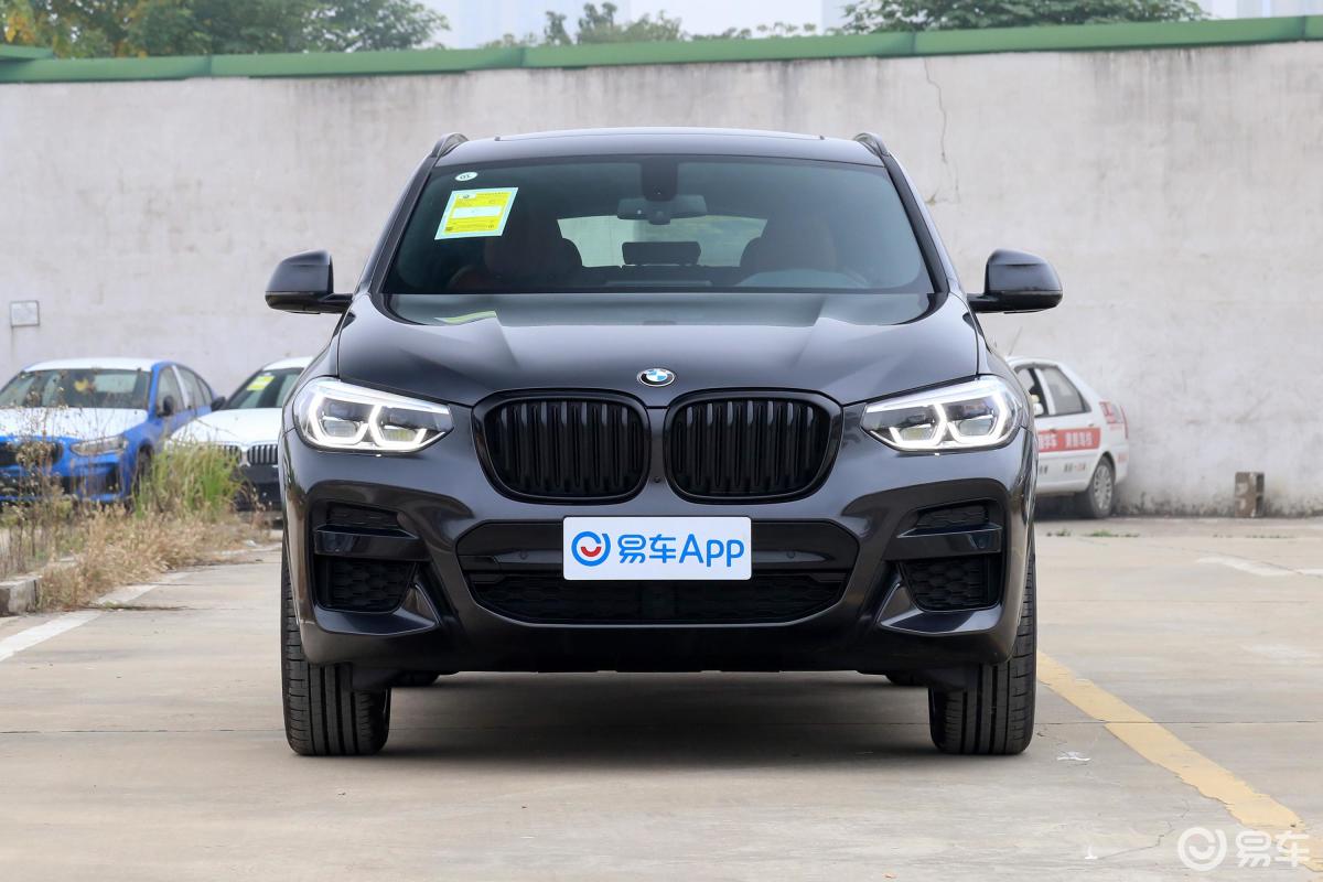 【宝马x42021款xdrive 25i m运动曜夜套装正前水平汽车图片-汽车图片