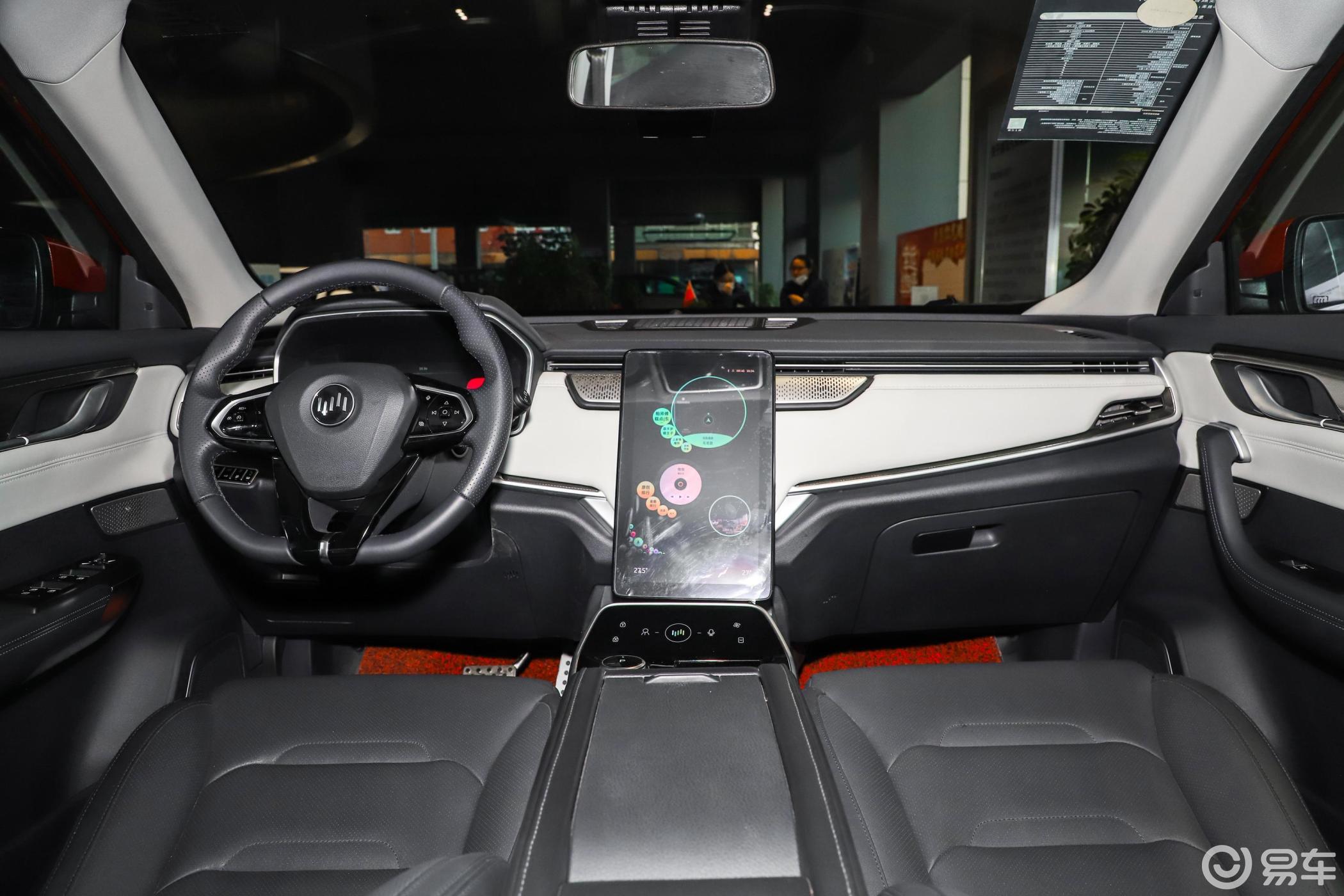 【威马ex52020款ex5-z fun动感版内饰全景正拍汽车图片-汽车图片大全