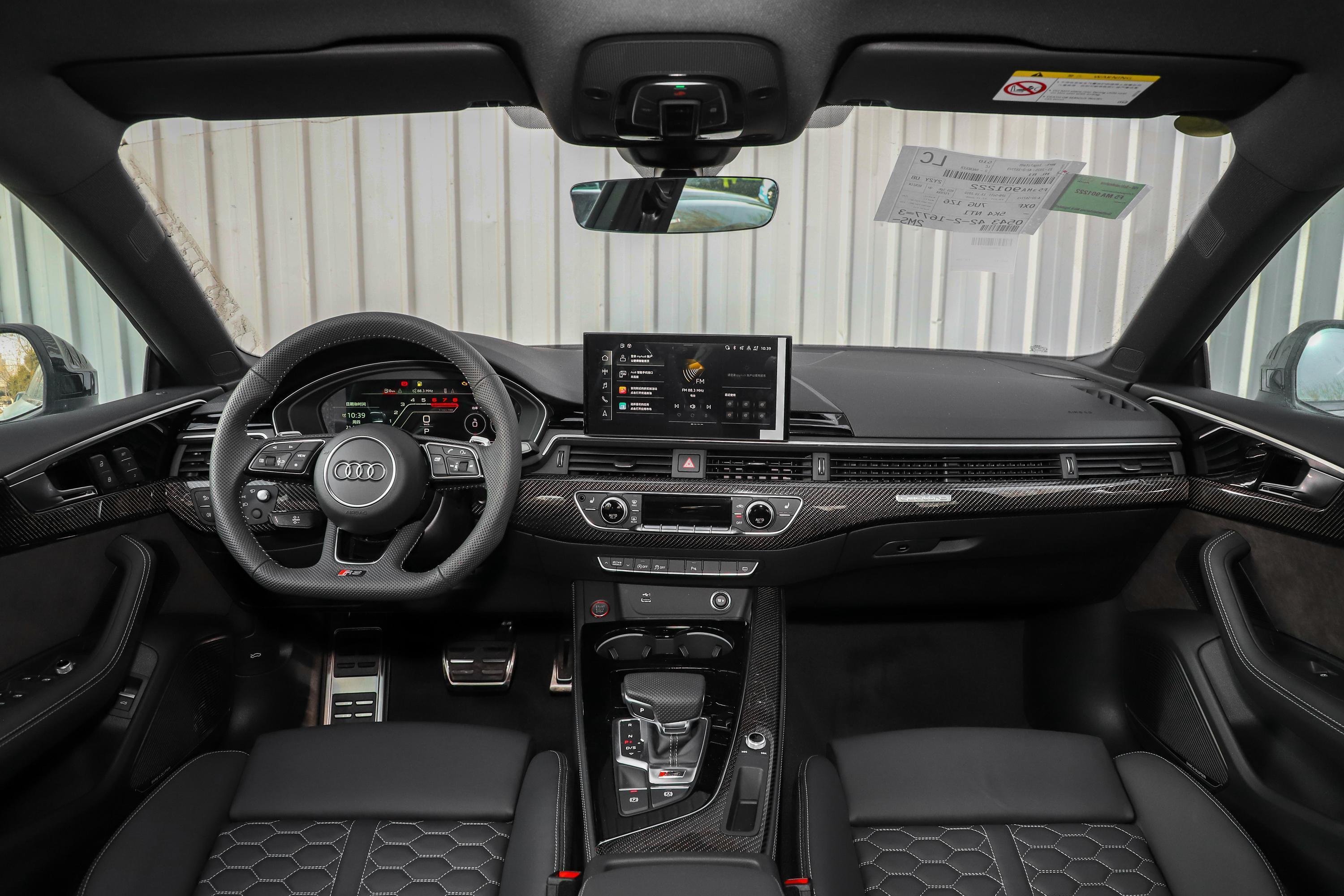 2021款 奥迪rs 5 2.9t sportback内饰