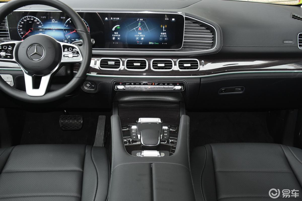 【奔驰gls2021款gls 450 4matic 时尚型中控台整体汽车图片-汽车图片