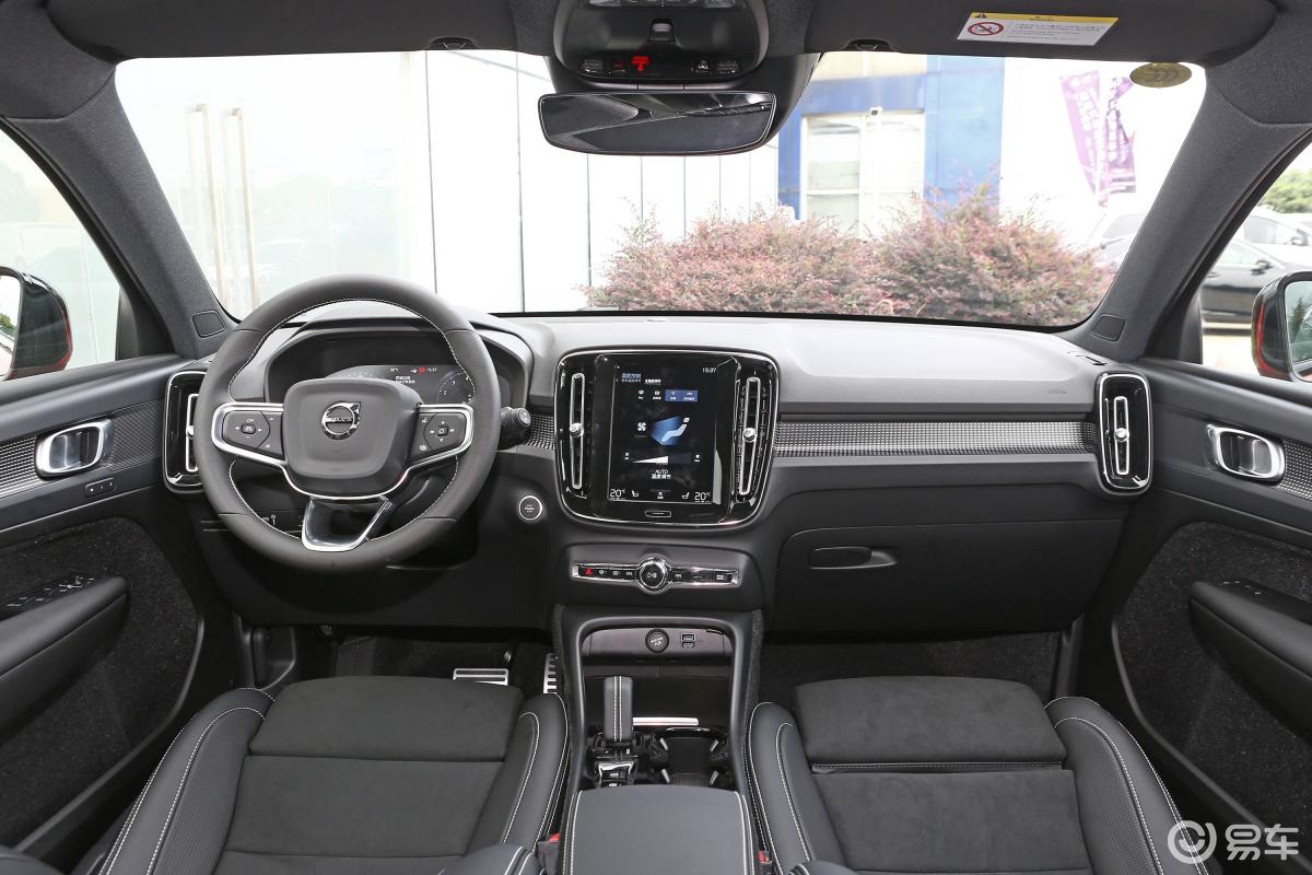 【沃尔沃xc402021款t4 四驱 智远运动版内饰全景正拍汽车图片-汽车