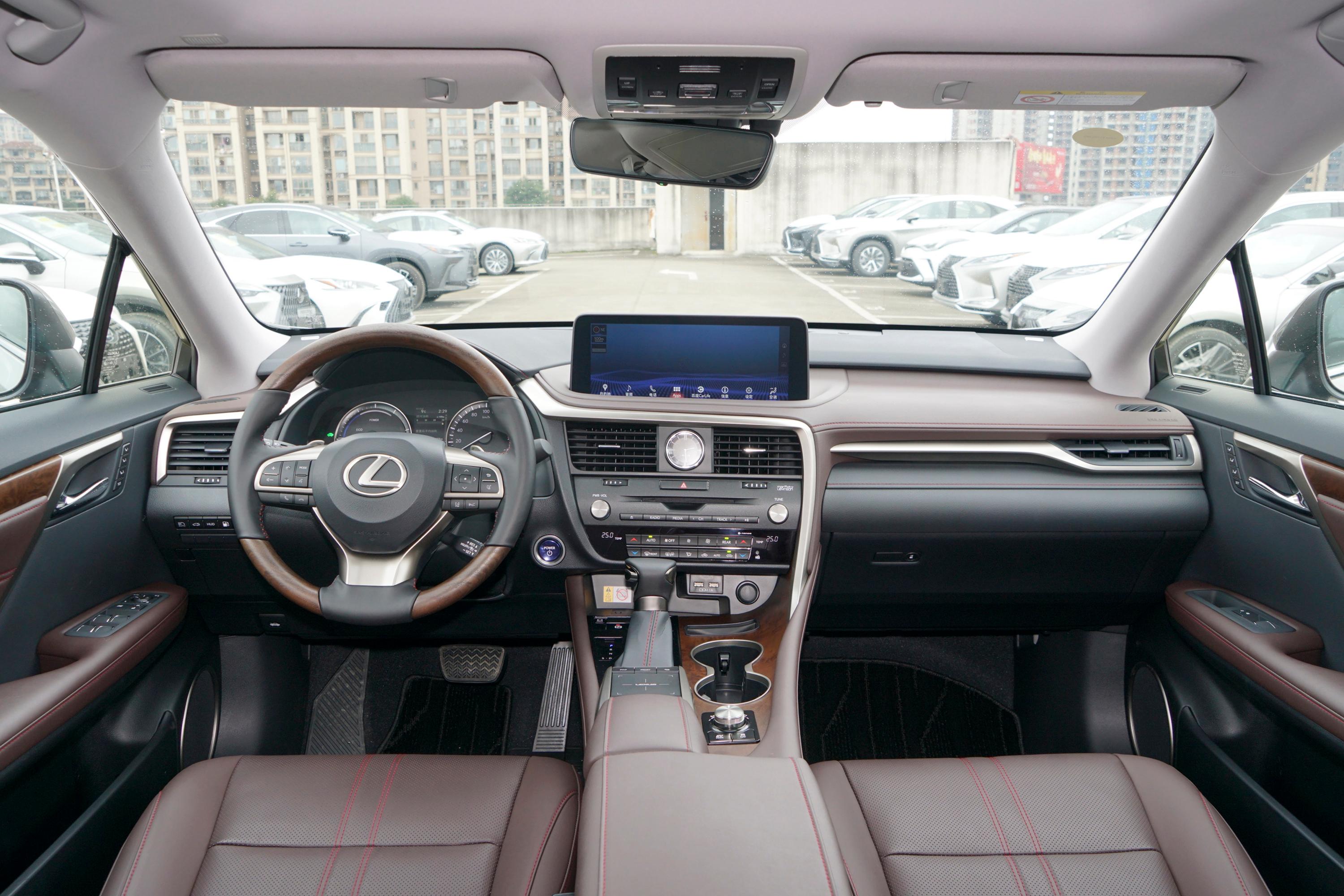 2021款 雷克萨斯rx 450hl 豪华版 6座内饰